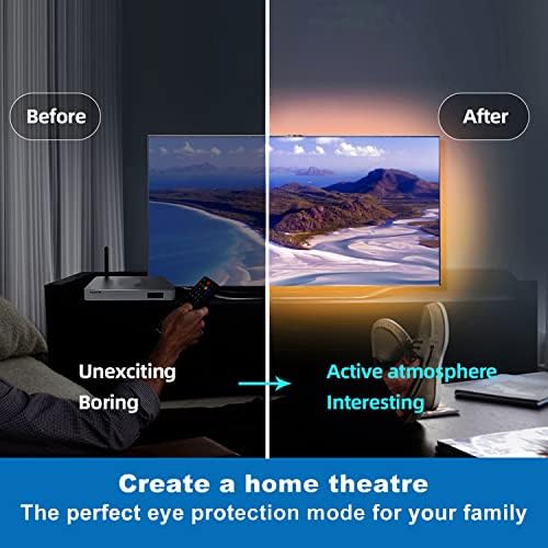Tenmiro 32.8ft Led Strip Lights, RGB LED Smart Music Sync Color Changing LED Lights Strips with Remote Led Lights for Bedroom, Kitchen, Home, TV, Parties and Fstivals