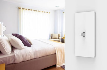 Zooz 700 Series Z-Wave Plus On/Off Toggle Switch ZEN73, White | Direct 3-Way (No Add-On Switch Needed) | Z-Wave Hub Required
