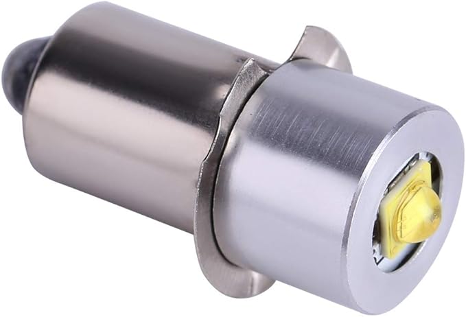 Zerodis Upgrade LED Flashlight Bulb, 5W 6-24V P13.5S High Power LED Bulb Replacement Part LED Conversion Kit Bulbs for Torch Tooling Lantern Work Light Bulbs Replacement