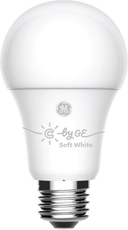 GE C by GE Starter Kit Battery-Powered Motion Sensor 60-Watt EQ A19 Soft White Smart LED Light Bulb