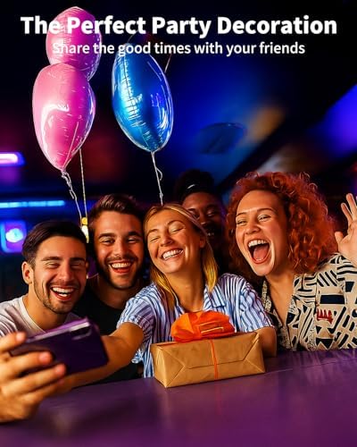Smart LED Strip Lights 100FT for Bedroom App Control Lighting Bedroom Rome Decor with Remote, RGB Music Sync Color Changing LED Lights for Party,Game Room