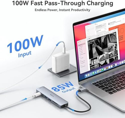 MOKiN USB C Hub HDMI Adapter Dongle for MacBook/Dell/HP/Lenovo Laptop