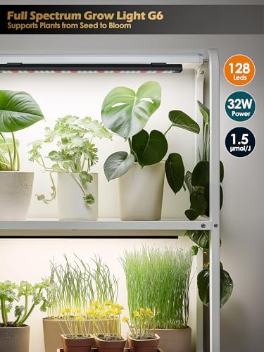 GlOWRIUM T5 Grow Light for Indoor Plants, 3500K Plant Light Strip