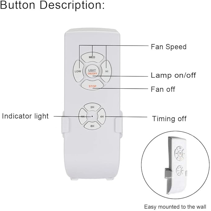 QIACHIP Upgrade Universal WIFI Ceiling Fan light Remote Control Kit, Wireless Fan Speed Lamp Controller with Timing Compatiple for Alexa, Google Home, Phone,Voice Control