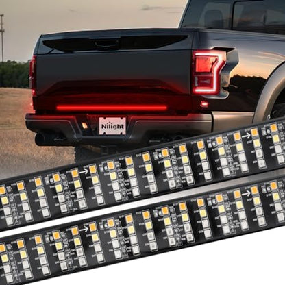 Nilight Truck Tailgate Light Strip 48" Quad Row 528 LED Strip
