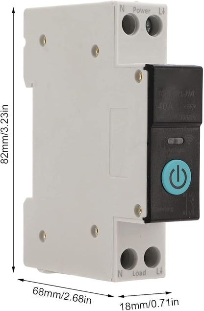 Sonew Smart Switch Home Circuit Breakers Mobile Phone Remote Control 3 Timing Modes for Household Appliances(63A)