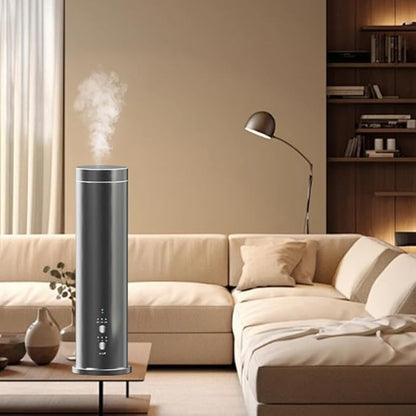 Smart Essential Oil Diffuser, 1500 Sq Ft Coverage, Cold Air Tech, Bluetooth App Control, Remote, Timer & Adjustable Mist, for Home Office Hotel - Black