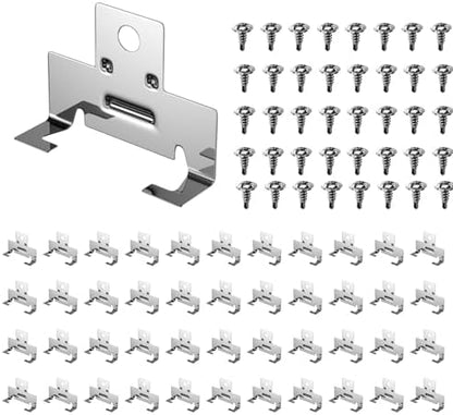 ROOWINTOO Recessed Light Clips for retrofitting recessed Light canisters, Downlight recessed Light Clips for use with Torsion Springs 40 Pack (20 Pairs)