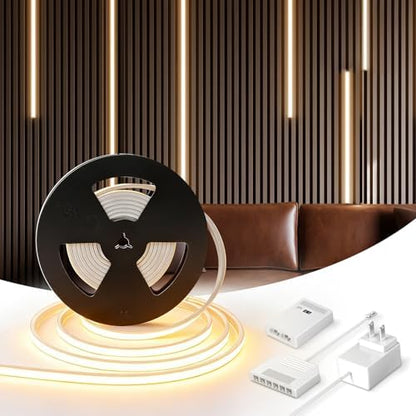 V4light LED Strip Lights for Slat Wall Recessed, 16.4ft Smart Dimmable