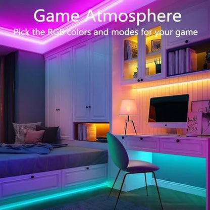 65.6FT Neon Rope Lights,Flexible Led Light Control with App/Remote,Multiple Modes,IP65 Outdoor Waterproof,Music Sync Strip for Bedroom