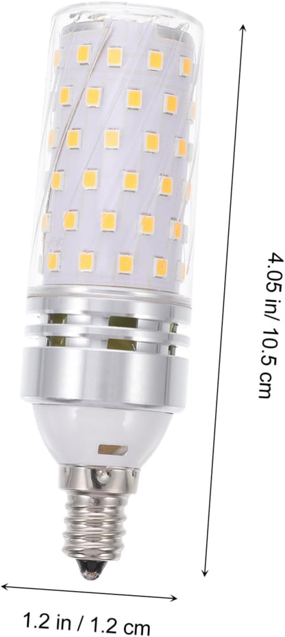 STOBOK E12 Base Smart Led Light Bulbs Replacement for Home Lighting Saving Flicker Free Inch Ideal for Bedroom and Living Room 2-Pack