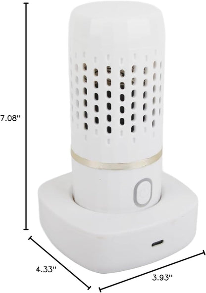 Mini NonAuto Vegetable Fruit Washer Purifier for Kitchen, Easy to Eat (White)