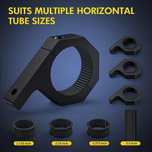 Nilight 2 Pack Roll Bar Clamps Brackets for LED Light Mount, Large Size