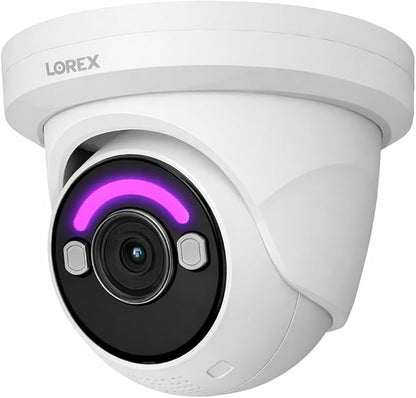 Lorex Classic 4K+ PoE Dome Camera | 12MP | IP Add-on Camera (No Cable) | Color Night Vision | Person & Vehicle Detection | 2-Way Talk | Metal Housing | IP67 Weatherproof | Requires a Recorder