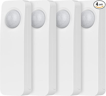 THIRDREALITY Zigbee Motion Sensor 4 Pack, Zigbee Hub Required, Pet Friendly, Work with Home Assistant, SmartThings, Aeotec, Homey, Hubitat or Echo Devices with Built-in Zigbee hub