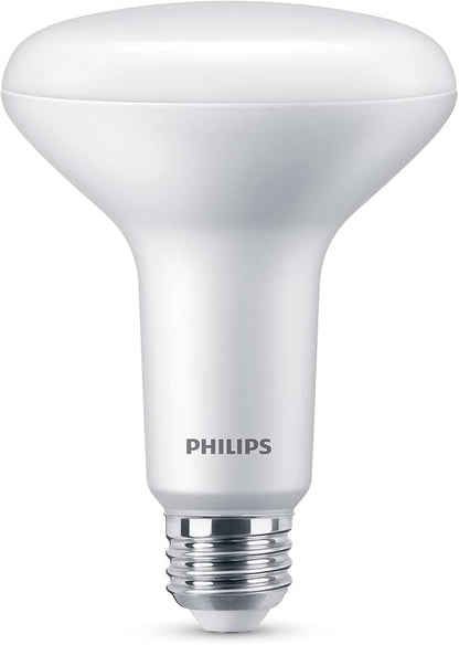 Philips LED Flicker-Free Frosted Dimmable BR30 Light Bulb - EyeComfort Technology - 650 Lumen - Soft White (2700K) - 7.2W=65W - E26 Base - Basic LED Old Version - Indoor - 12-Pack