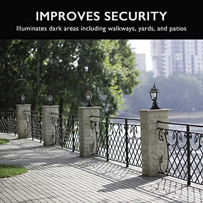 Design House Outdoor Light Pier Base, Matte Black