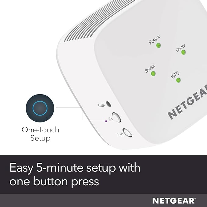 NETGEAR WiFi Mesh Range Extender (EX5000)-Covers up to 1,000 sq.ft. and 15 Devices w/ AC1200 Dual Band Wireless Signal Booster&Repeater (up to 1200 Mbps Speed) – Compact Wall Plug Design (Pack of 6)