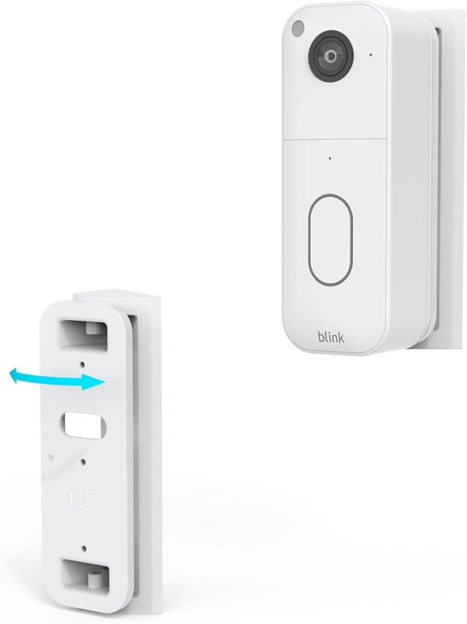 Angle Mount for Blink Video Doorbell (newest model), Doorbell Camera Holder for Blink Doorbell 2nd Gen, Wall Plate Wall Mounting Kit Bracket Corner Mount Accessory Stand for Blink Video Doorbell 2nd