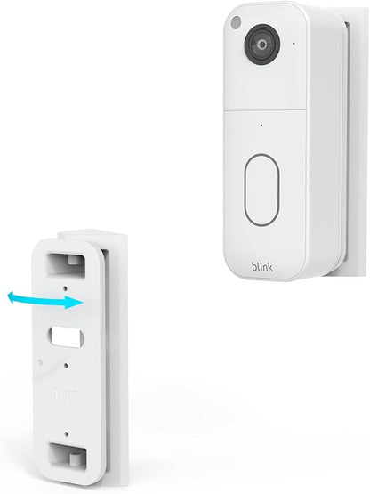 Angle Mount for Blink Video Doorbell (newest model), Doorbell Camera Holder for Blink Doorbell 2nd Gen, Wall Plate Wall Mounting Kit Bracket Corner Mount Accessory Stand for Blink Video Doorbell 2nd