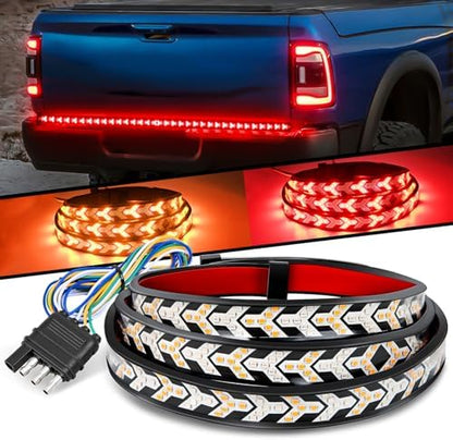 Nilight Truck Tailgate Light Strip 48Inch Arrow 432 LED Light