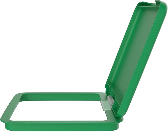Rev-A-Shelf 27 Qt Under Sink Garbage Can Lid for Base Kitchen and Bathroom Cabinet, Replacement Plastic Trash Bin Lid Only, Green, RV-1024-LID-G-1-40