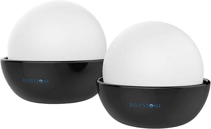 Humidifiers, Set of 2 Stone Decorative Ceramic Natural Water Humidifier, Non-Electric Battery Free for Bedrooms, Great for Babies by Bluestone