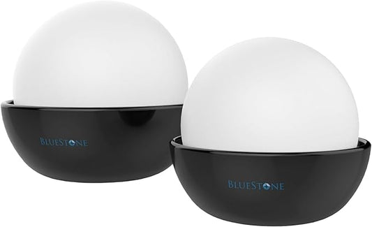 Humidifiers, Set of 2 Stone Decorative Ceramic Natural Water Humidifier, Non-Electric Battery Free for Bedrooms, Great for Babies by Bluestone