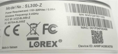 Lorex 2K Wi-Fi Smart Lightbulb Camera | E26/E27 Socket | Pan-Tilt View, Color Night Vision, Person & Vehicle Detection | 2-Way Talk | Alexa/Google | Cloud & Local Storage Option