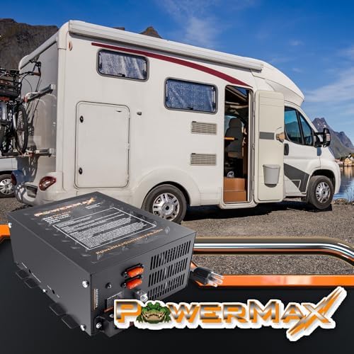 PowerMax PM4-55A 55A Deck Mount RV Converter Charger Lithium