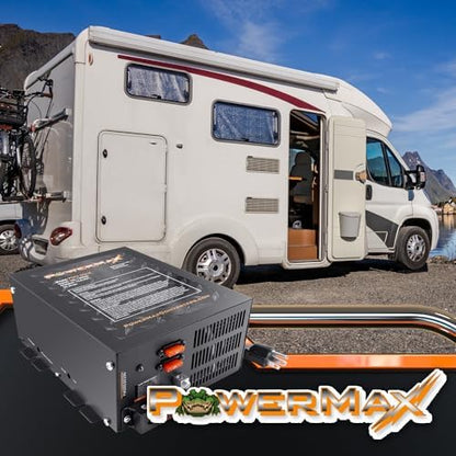 PowerMax PM4-55A 55A Deck Mount RV Converter Charger Lithium