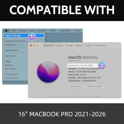 Peslv Magnetic 4 Way Privacy Screen for Macbook Pro 16 Inch (2021-2026, M1, M2, M3, M4, M5), Removable Matte Anti Glare Blue Light Protector, 360 Private Security Filter for Mac Laptop Computer