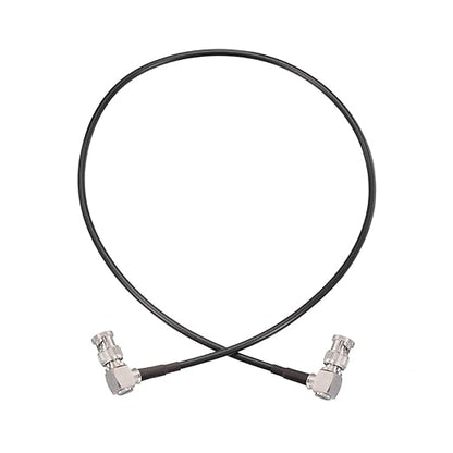 Superbat 3G/6G/12G SDI Cable 2ft BNC Cable 75 Ohm Thin Precision SDI Video Cable Right Angle Supports HD-SDI/3G-SDI/4K/8K Monitor Surveillance Camera CCTV System