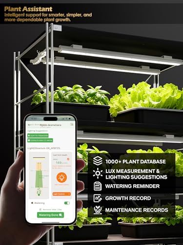 GLOWRIUM T5 Grow Light for Indoor Plants, 3500K Plant Light Strip