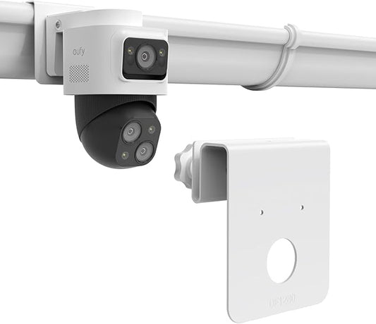 Gutter Mount for eufy 4K NVR S4 Max and eufyCam S4, No Drill Aluminum Mounting Bracket, 1 Pack