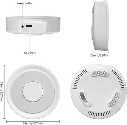 Tuya ZigBee 3.0 Hub: WiFi Smart Home hub, Zigbee Hub Gateway, Smart Life App & Voice Control, Smart Home Bridge Wireless Remote Controller Compatible with Alexa Google Assistant (Wireless)