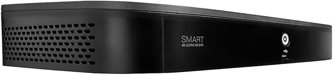 4K Ultra HD 8 Channel Digital Video Recorder with Smart Motion Detection and Smart Home Voice Control 2TB