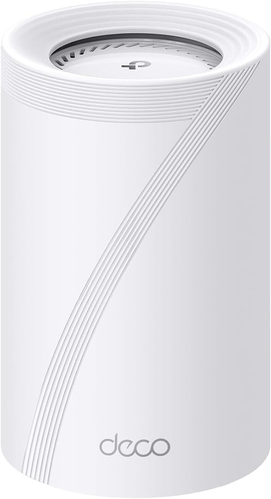 TP-Link Deco 7 Pro BE17000 Tri-Band Wi-Fi 7 Whole Home Mesh System | 9-Stream, 10G RJ45/SFP+ Combo | Multi-Gig Wired Backhaul | Up to 3,300 Sq.ft | HomeShield, MLO, 320 MHz | BE77 1-Pack Router