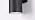 mirrea 14" Modern Outdoor Porch Light in 2 Lights, Matte Black, 2 Pack