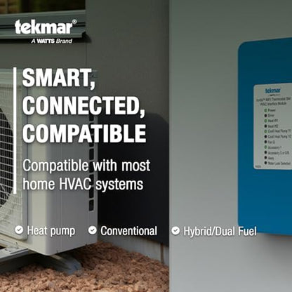tekmar Invita 564 Wi-Fi Thermostat, 2-Wire, Energy Star Approved, ERV/HRV