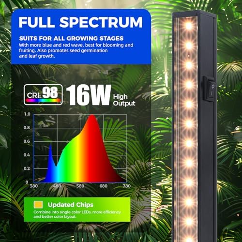 Barrina T5 Grow Lights for Growth, 3FT 16W Yellow, LED Grow Lamp, 8 Packs