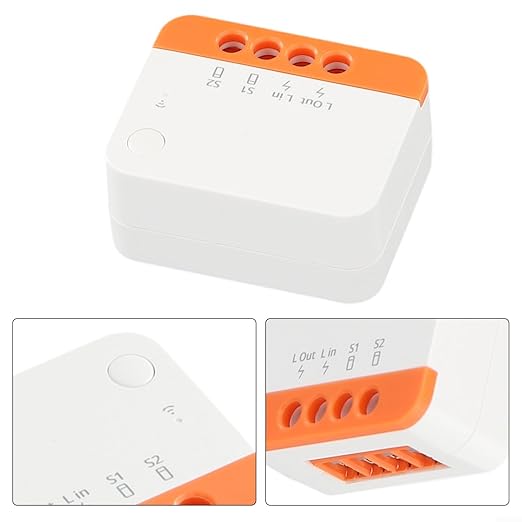 for SONOFF ZBMINI-L2 for ZIGBEE 3.0 Smart Switch Two-Way Relay Module No Neutral Wire Required Voice Control Timer Scene for DIY Home Automation 100-240V(1PCS)