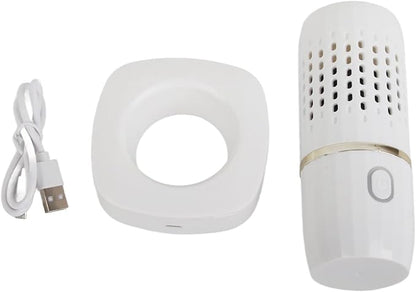 Mini NonAuto Vegetable Fruit Washer Purifier for Kitchen, Easy to Eat (White)
