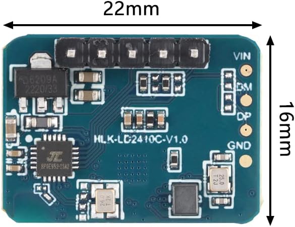 LD2410C Sensor Module HLK-LD2410 Human Presence Radar Sensor Module LD2410 Millimeter Wave Radar Sensor Module Non Contact 24GHz ISM Band Serial Port IO Level Output