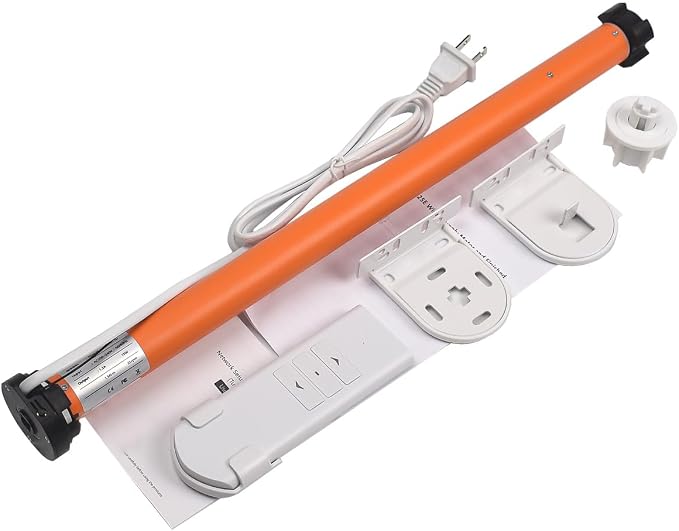 Tuya WiFi Smart Roller Shade Motor for 1.5" (38mm) Tubes – Compatible with Alexa & Google Home – App/Timer Control – No Hub Needed – DIY Electric Motor for Roller Blinds & Shades