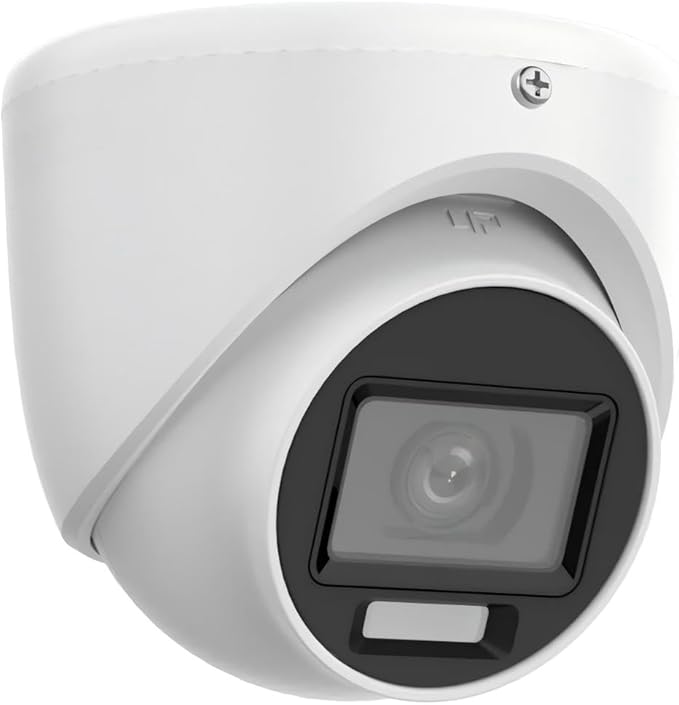 DS-2CE76K0T-LMFS 3K Smart Hybrid Light Turbo HD TVI Camera, Analog BNC coaxial, 4 in 1 (TVI/AHD/CVI/CVBS), IP67 Rated Weatherproof, 2.8mm Wide Angle Lens, Built-in Mic, Only Work with 8MP 4K DVR