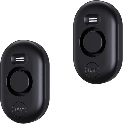 Water Leak Detector Sensor Alarm: Home Water Flooding Monitor Smart Sink Overflow Monitoring Adjustable Wet Moisture Alert Pipe Leakage Drip Detection Warning for Basement Floor (2 Sensor)