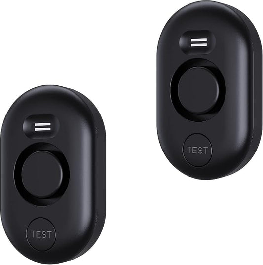 Water Leak Detector Sensor Alarm: Home Water Flooding Monitor Smart Sink Overflow Monitoring Adjustable Wet Moisture Alert Pipe Leakage Drip Detection Warning for Basement Floor (2 Sensor)