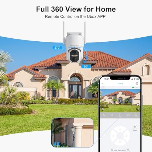 HOSAFE.COM Security Cameras Wireless Outdoor, 2K HD Color Night Vision