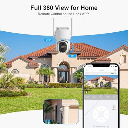 HOSAFE.COM Security Cameras Wireless Outdoor, 2K HD Color Night Vision